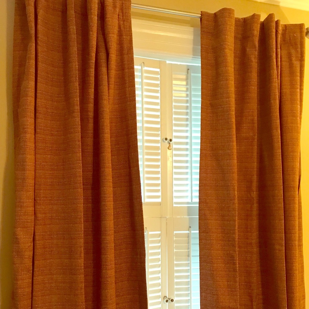 Black out curtain panels